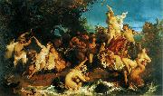 Hans Makart Deutsch: Der Triumph der Ariadne Sweden oil painting artist